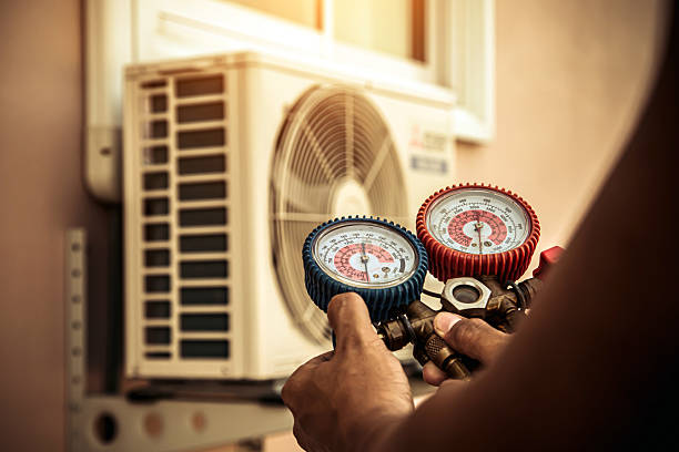 Professional Hvac Maintenance technician working in Perrin, TX
